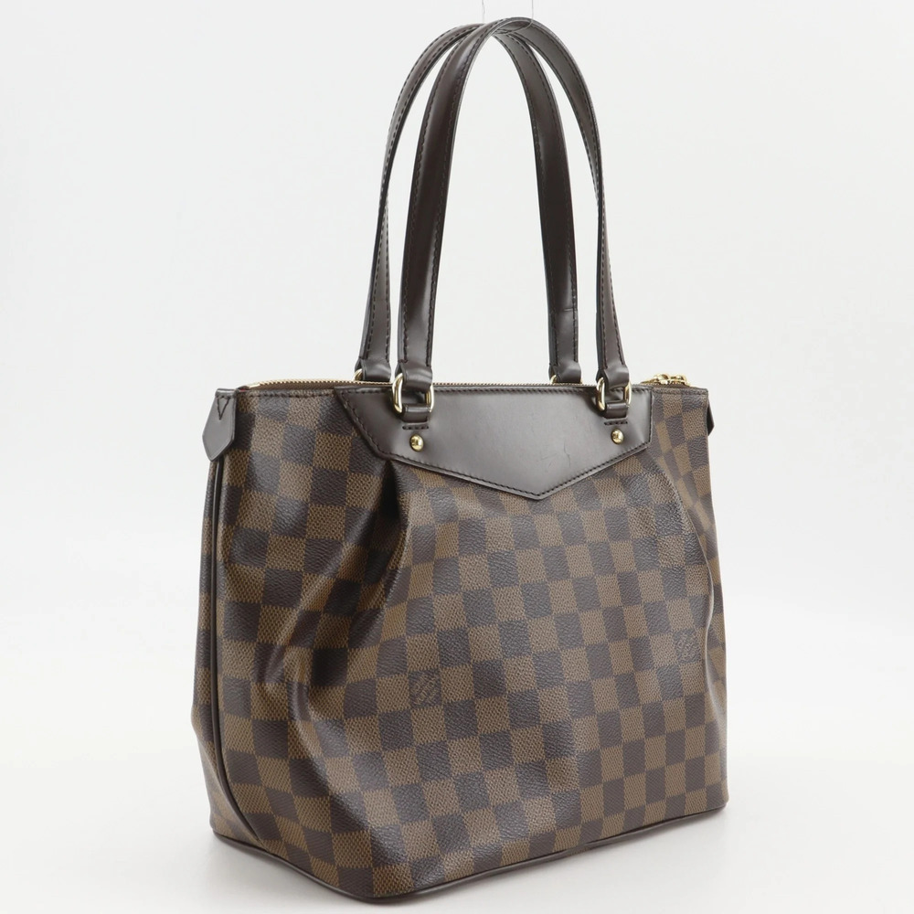 LOUIS VUITTON Brown Damier Canvas Tote Bag - Picture 3 of 16